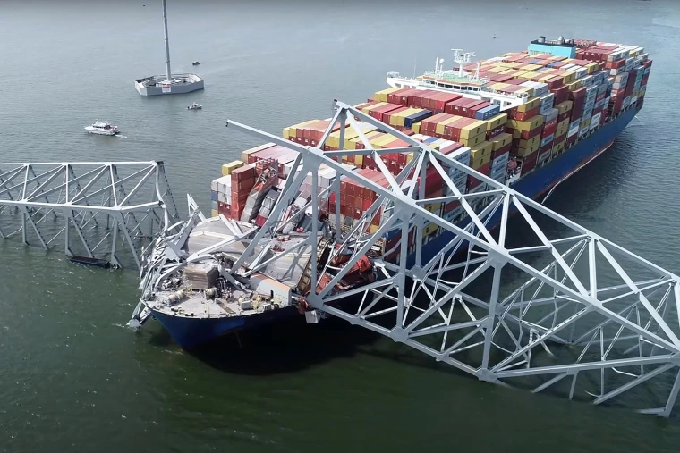 Baltimore Bridge Collapse: Rescue Efforts Underway After Ship Collision