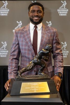 14 years after he had to forfeit the Heisman Trophy, Reggie Bush was awarded it back.