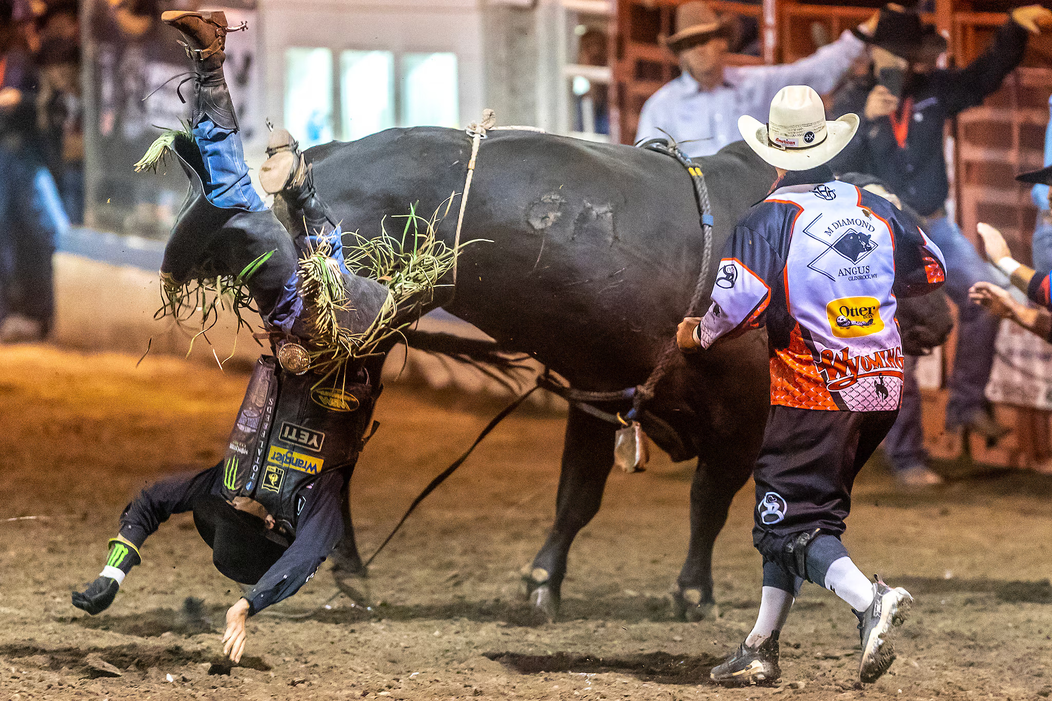 Because he rode the most dangerous bulls, he became a legend. This caused him to break his neck.