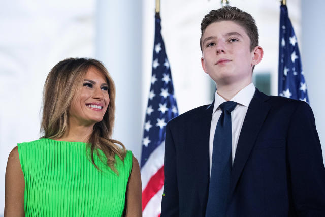 Melania Trump reports that her youngest son Barron “declines” to be an RNC delegate.